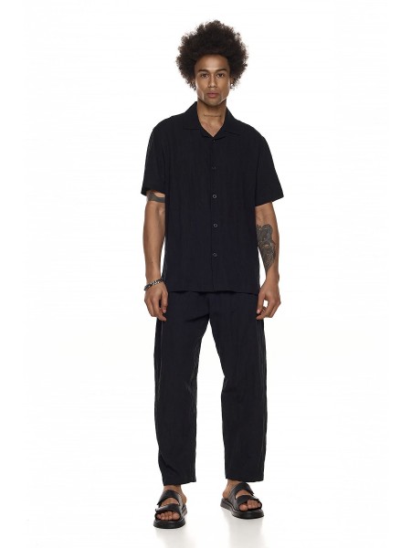 DIVERSE Short sleeve shirt 26046-395-483 Black DIVERSE - 2