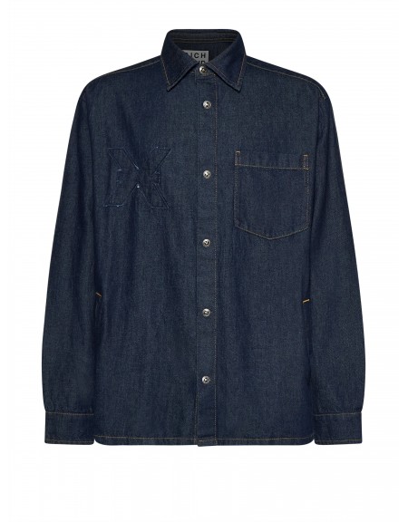 JOHN RICHMOND X Jean Jacket - Πουκάμισο UMP26218CA SEITENGA Μπλε denim JOHN RICHMOND - 1