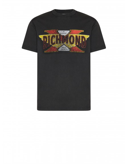 JOHN RICHMOND X T-shirt UMP26105TS SUPAMIM Μαύρο JOHN RICHMOND - 1