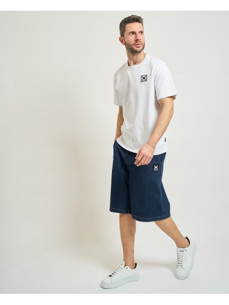 JOHN RICHMOND X Jean Bermuda UMP26217BE MOROPO Dark blue JOHN RICHMOND - 4