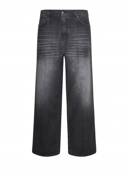 JOHN RICHMOND X Jean pants UMP26372JE GRIKIO Gray - Black JOHN RICHMOND - 1