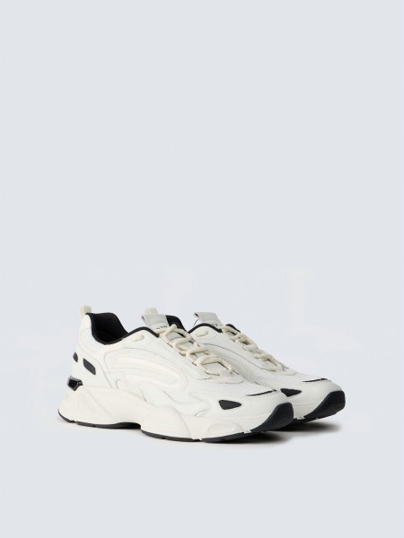 REPLAY Sneaker shoe GMSIQ.003.C001T 0041 White - Black REPLAY - 1