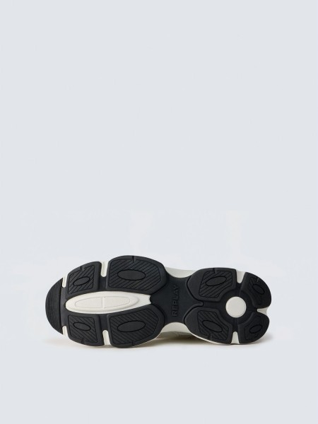 REPLAY Sneaker shoe GMSIQ.003.C001T 0041 White - Black REPLAY - 5