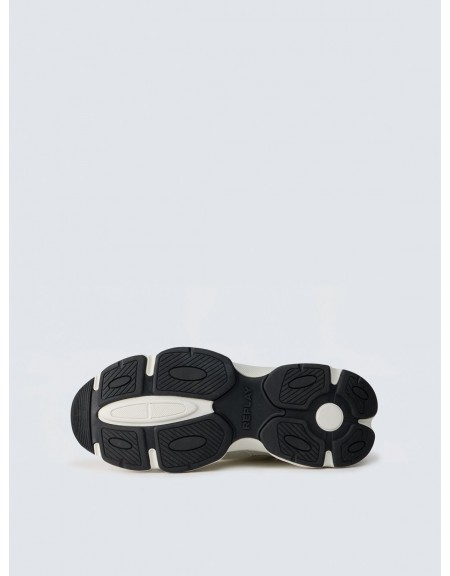 REPLAY Sneaker shoe GMSIQ.003.C001T 0041 White - Black REPLAY - 5