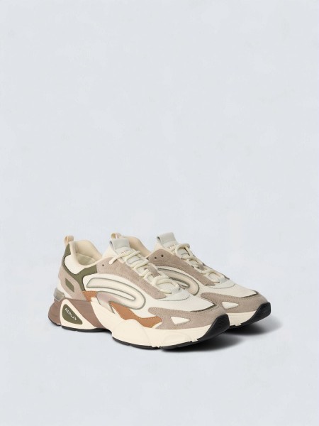 REPLAY Sneaker παπούτσι GMSIQ.003.C001T 0818 Πολύχρωμο - Λευκό-Γκρι-Λαδί REPLAY - 1