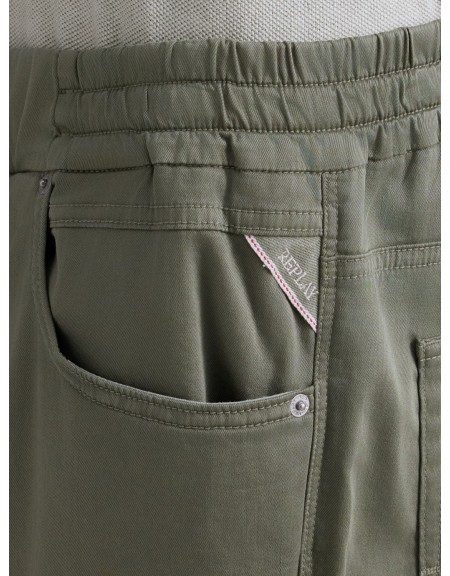 REPLAY Παντελόνι M1037.000.8488191 Χακί REPLAY - 6