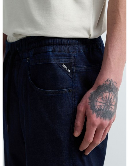 REPLAY Pants M1037.000.885 144 SUPER SOFT Black REPLAY - 3