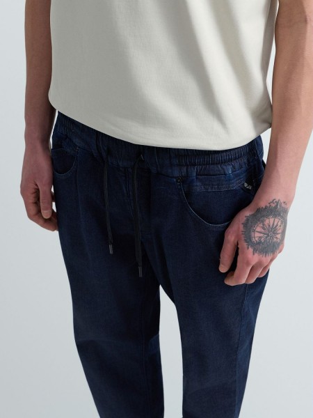 REPLAY Pants M1037.000.885 144 SUPER SOFT Black REPLAY - 4