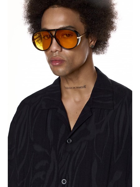 DIVERSE Short sleeve shirt 26046-392-471 Black DIVERSE - 2