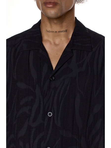 DIVERSE Short sleeve shirt 26046-392-471 Black DIVERSE - 4