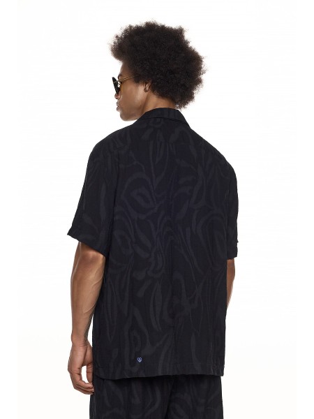 DIVERSE Short sleeve shirt 26046-392-471 Black DIVERSE - 5