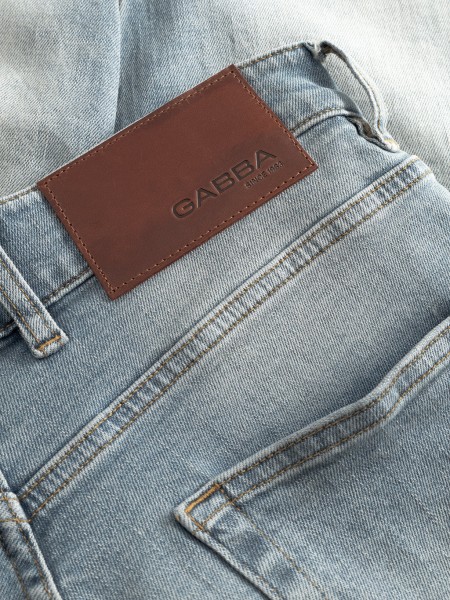 GABBA Jean παντελόνι ALEX CROS CROPPED Μπλε GABBA - 6