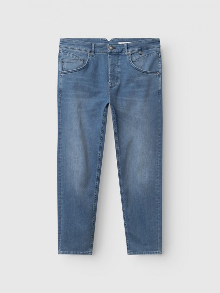 GABBA Jean Pants ALEX DHERA CROPPED Blue GABBA - 1