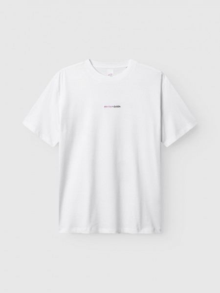 GABBA T-shirt NIGEL BOXY NANDO SS Λευκό GABBA - 1