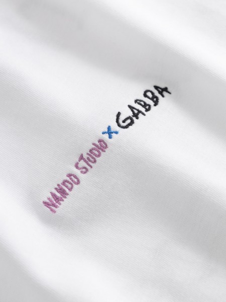 GABBA T-shirt NIGEL BOXY NANDO SS White GABBA - 4