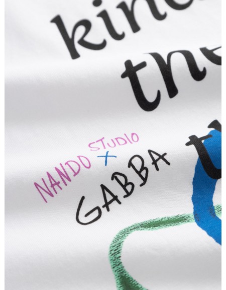 GABBA T-shirt NIGEL BOXY NANDO SS White GABBA - 5