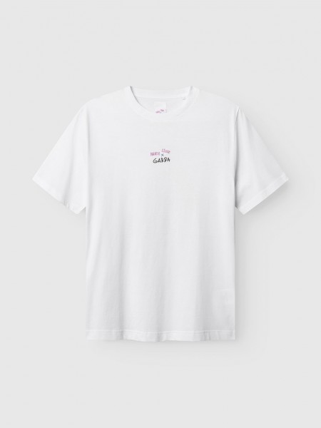 GABBA T-shirt NIGEL NANDO SS White GABBA - 1