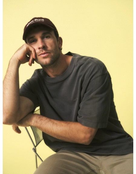 GABBA T-shirt NIGEL WIX BOXY HOUR SS Ανθρακί GABBA - 3