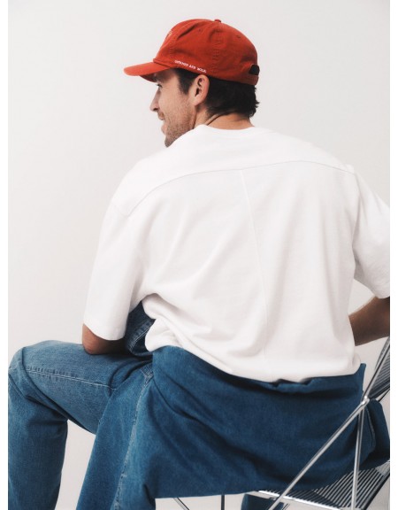 GABBA T-shirt NIGEL WIX BOXY HOUR SS Λευκό GABBA - 7