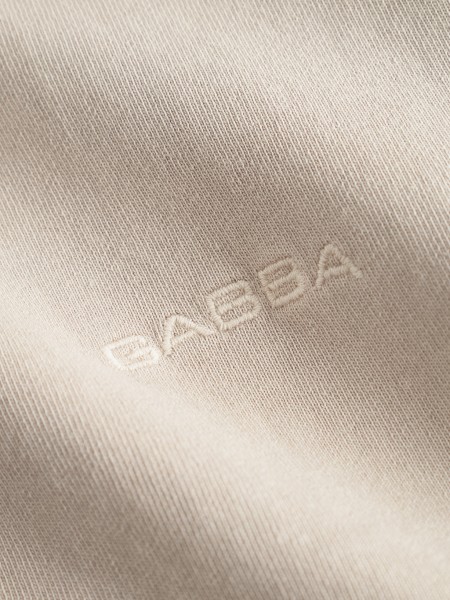 GABBA T-shirt NIGEL WIX BOXY HOUR SS Μπεζ GABBA - 6