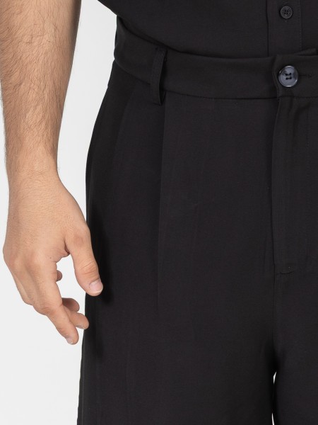 NINETEEN Pants K26-1061 Black NINETEEN - 3