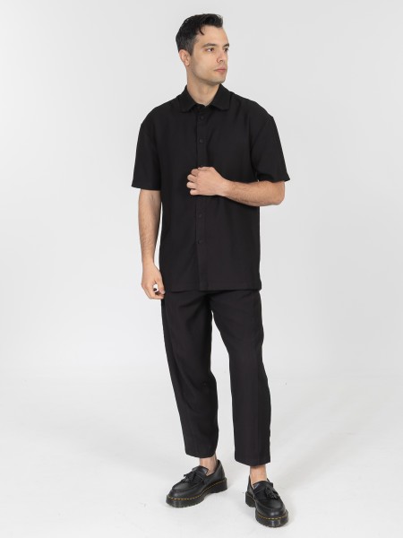 NINETEEN Pants K26-1061 Black NINETEEN - 4