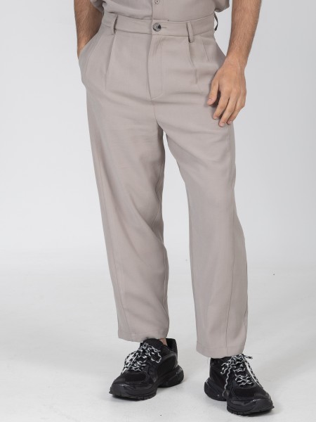NINETEEN Pants K26-1061 Gray NINETEEN - 1