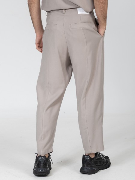 NINETEEN Pants K26-1061 Gray NINETEEN - 2