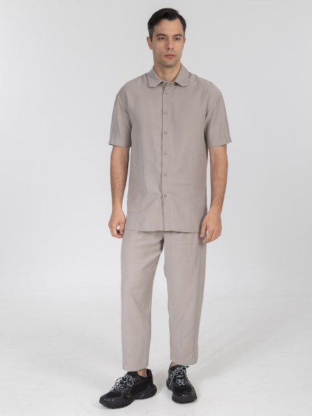 NINETEEN Pants K26-1061 Gray NINETEEN - 7