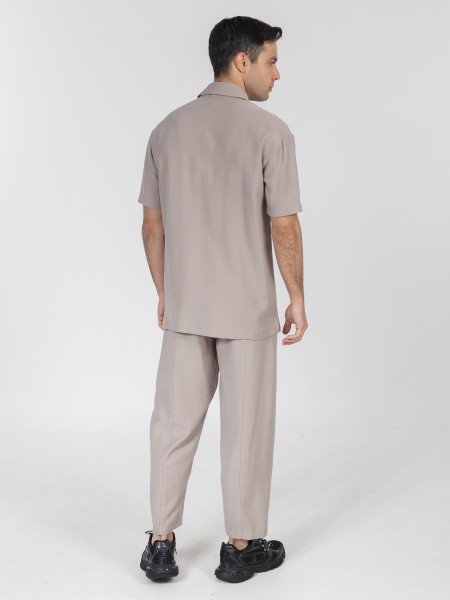 NINETEEN Pants K26-1061 Gray NINETEEN - 5