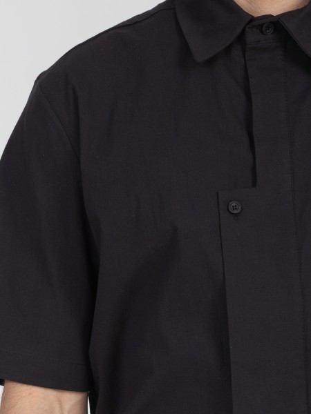 NINETEEN Shirt K26-1019 Black NINETEEN - 3