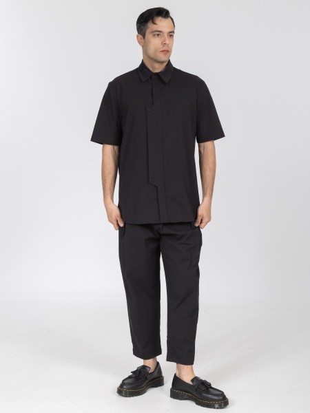 NINETEEN Shirt K26-1019 Black NINETEEN - 4