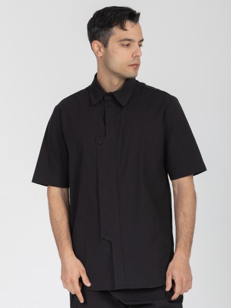 NINETEEN Shirt K26-1019 Black NINETEEN - 1