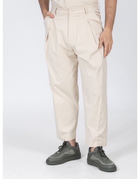 NINETEEN Pants K26-1020 Beige NINETEEN - 1