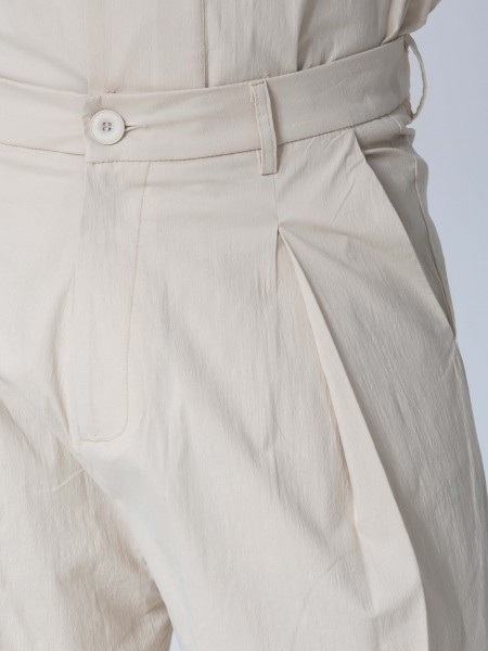 NINETEEN Pants K26-1020 Beige NINETEEN - 3