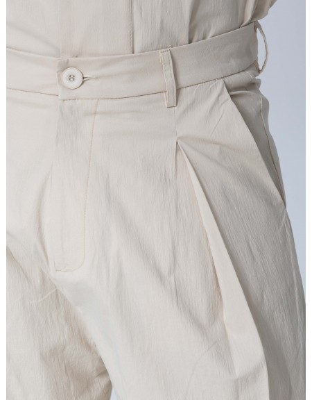 NINETEEN Pants K26-1020 Beige NINETEEN - 3