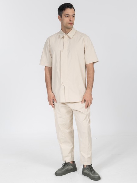 NINETEEN Shirt K26-1019 Beige NINETEEN - 4