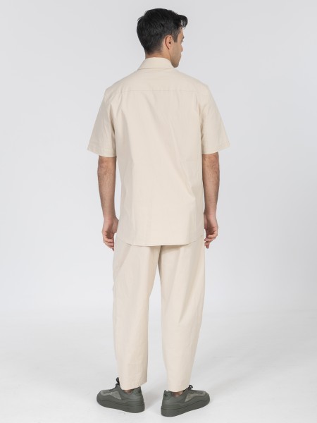 NINETEEN Shirt K26-1019 Beige NINETEEN - 5