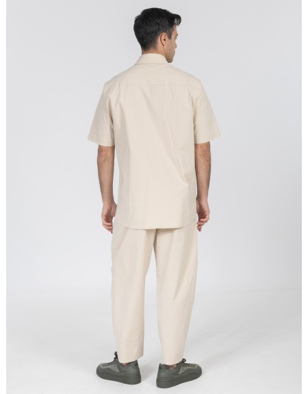 NINETEEN Shirt K26-1019 Beige NINETEEN - 5