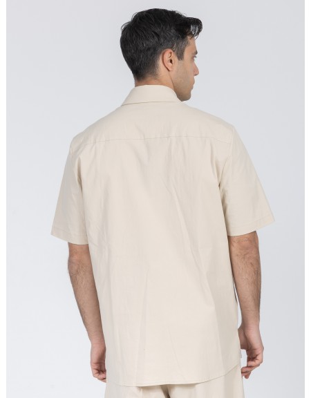 NINETEEN Shirt K26-1019 Beige NINETEEN - 2