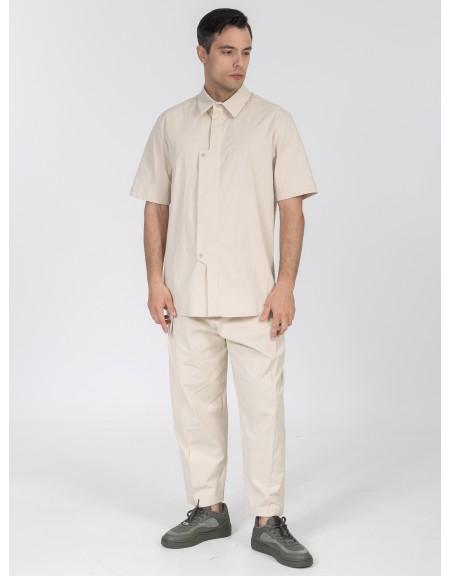 NINETEEN Shirt K26-1019 Beige NINETEEN - 6