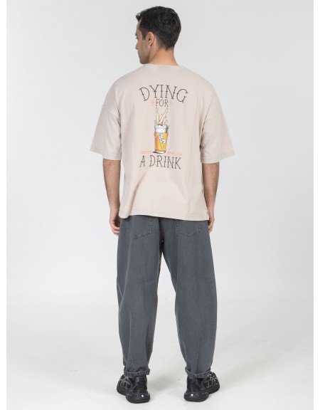 NINETEEN T-shirt K26-1081 Beige NINETEEN - 6