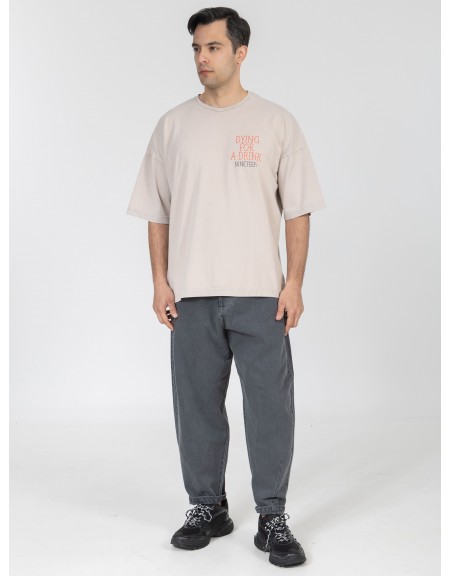 NINETEEN T-shirt K26-1081 Beige NINETEEN - 7