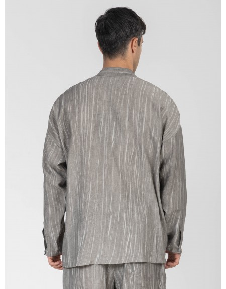 1.IX Mao Shirt K26-1.IX1001 Gray NINETEEN - 2