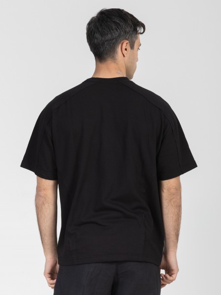 NINETEEN T-shirt K26-1050 Μαύρο NINETEEN - 2