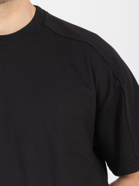 NINETEEN T-shirt K26-1050 Μαύρο NINETEEN - 3