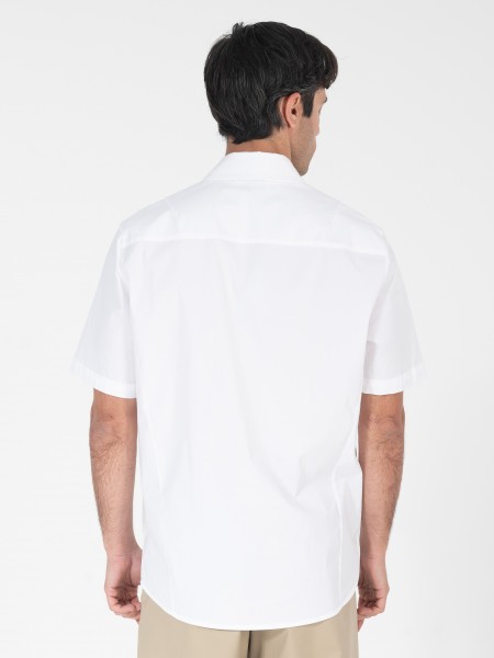 NINETEEN Short sleeve shirt K26-1002 White NINETEEN - 2