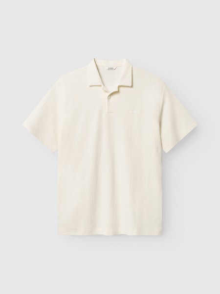 GABBA T-shirt polo LIO SKU TOWEL Εκρού GABBA - 5