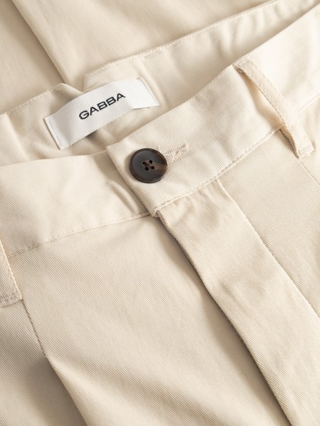 GABBA Παντελόνι FIRENZE BOLU CROPPED Εκρού GABBA - 6