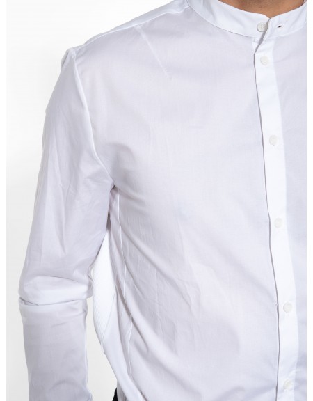 NINETEEN Mao Shirt K26-1004 White NINETEEN - 3